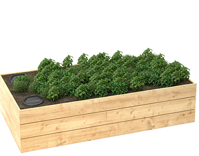 3D Vegetable Garden bed