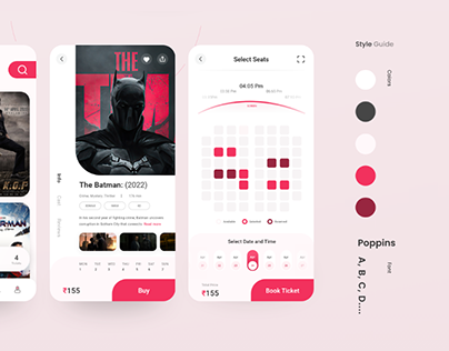 Movie Booking App - UI Design