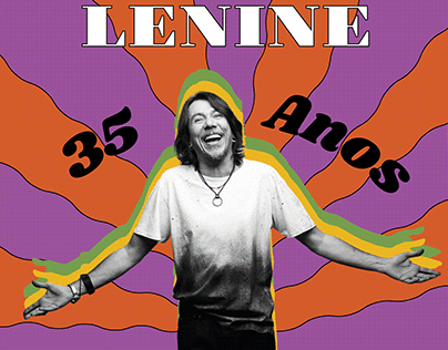 Capa de CD 35 anos LENINE