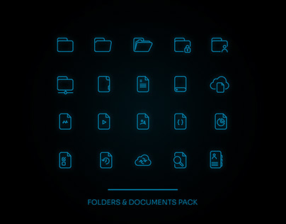 Folders and Documents | Icon set