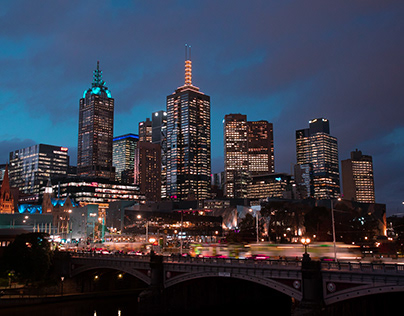 Night in Melbourne