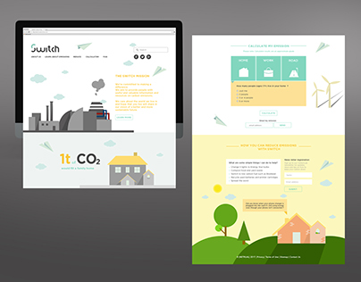 Switch- Website to inform people about carbon emissions