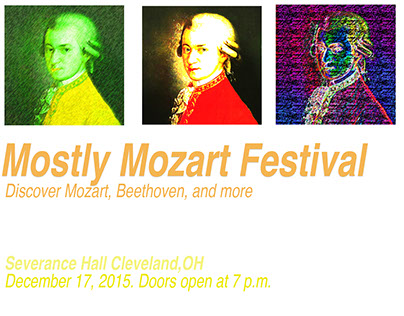 Mostly Mozart Festival Poster 1