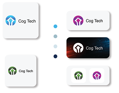 Cog Tech logo Branding