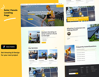 Solar Panels Website