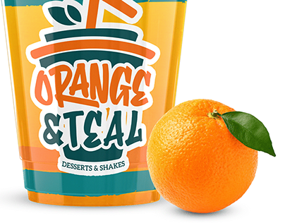 Orange & Teal Branding and Packaging