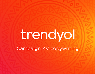 Campaign KV Copywriting | Trendyol | FCB Artgroup Baku