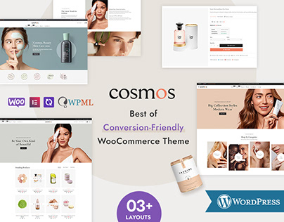 Cosmos Beauty & Cosmetics - WooCommerce Store Design