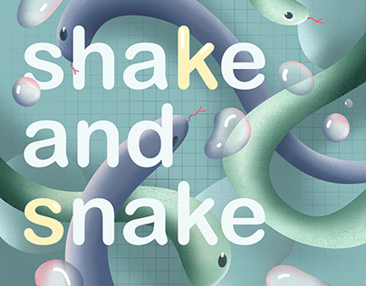 Shake&Snake branding