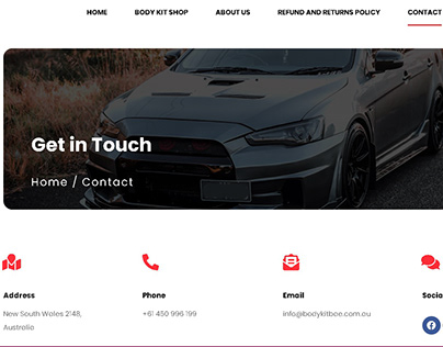 Website Development for a Car Parts Company