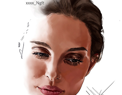 Natalie Portman illustration