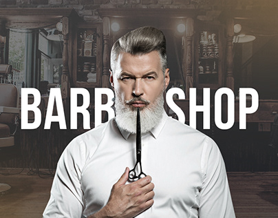 Barbershop landing page