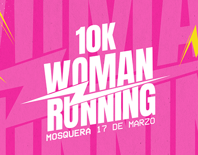 Carrera Atletica 10k Mosquera woman running 2.0