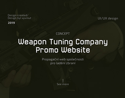 Weapon Tuning Company Promo Website