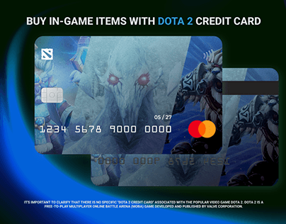 Debit card style Dota 2