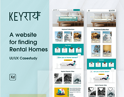 Keyraay- A Website for finding Rental Homes.