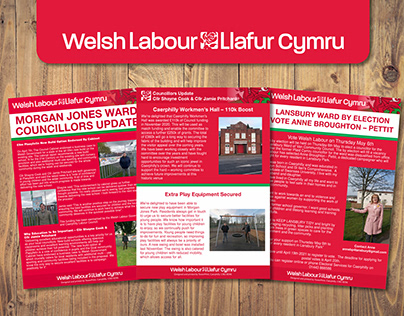 Welsh Labour Party Leaflets