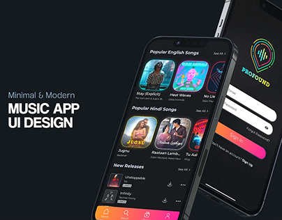 Music App UI Presentation Video