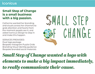 Small Step of Change branding project case study