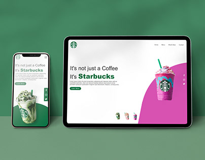 Starbucks Landing Page Design
