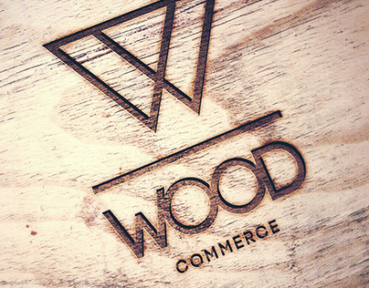 Woodcom logo & brand identity design