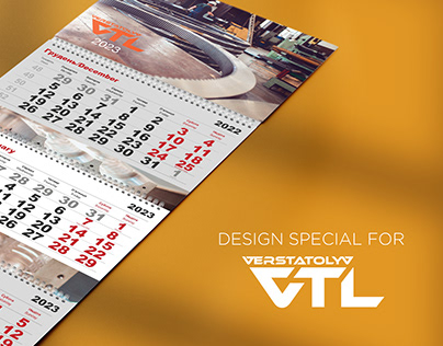 Дизайн календаря для компанії VTL (2022)