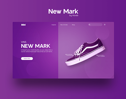 New Mark Shoes - UI Website Design