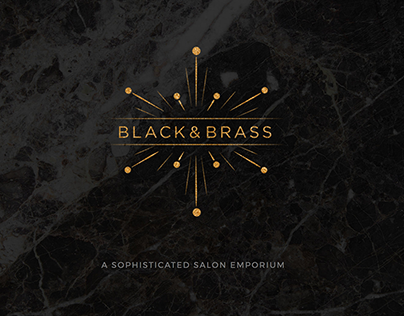 Black & Brass Branding
