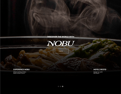 Nobu Redesign Website