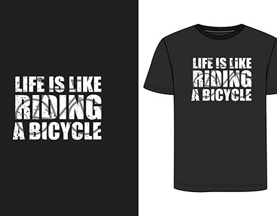 Cycle T shirt design