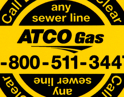 Call Before You Clear - Sticker for sewer line equipmen