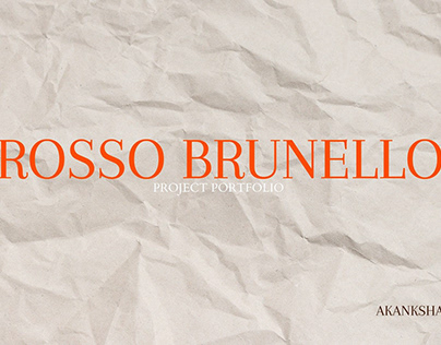 Rosso Brunello : Freelance Graphic Design Project
