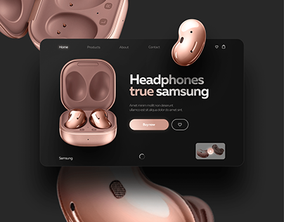 Concept Headphones Samsung (for Yudaev.School)