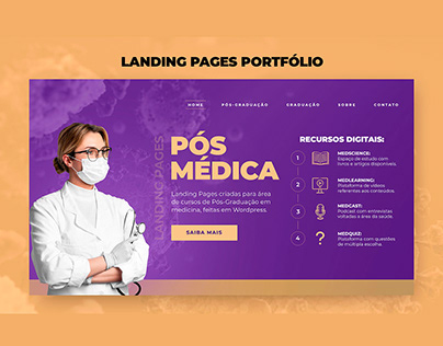 Landing Pages Medicine Courses | Wordpress