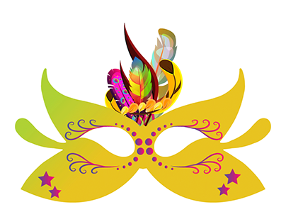 carnival mask design Illustration vector