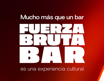 Copywriting - Social Media - Fuerza Bruta Bar