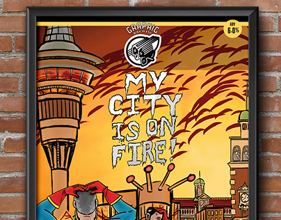 Layout & Logo: Graphic Brewing 'My City is on Fire'