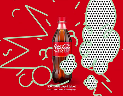 cocacola app design with animated (html-css)