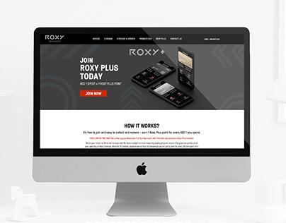 Roxy Plus Website Design
