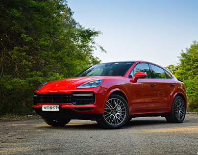 A few photos from the Cayenne Turbo Coupe's shoot!