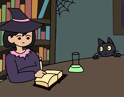 The Witch and Her Cat - Animation