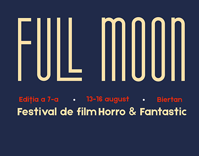 Poster design - Full Moon Film Festival