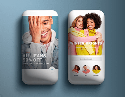 Old Navy App - Interaction Concept