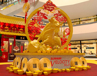 Sunway Velocity Chinese New Year Mall Decor - Concept