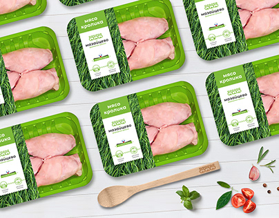 Concept. Production Highest Quality Rabbit Meat​​​​​​​