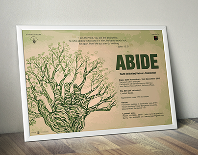 Abide Poster Design