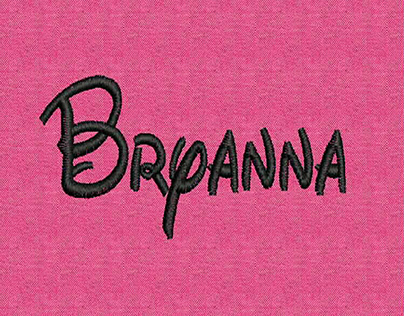 Bryanna Name digitize logo