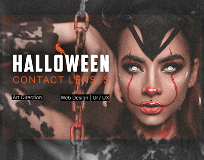 Halloween Contact Lenses | Web Design