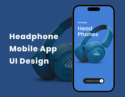 Project thumbnail - Headphone Mobile app UI Design