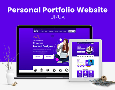 Personal Portfolio Website Ui || Free Download